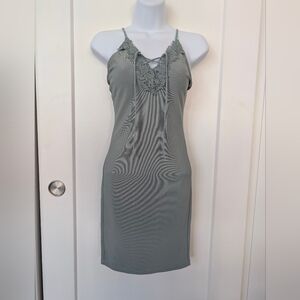 Guess Slip Dress - Sage Green